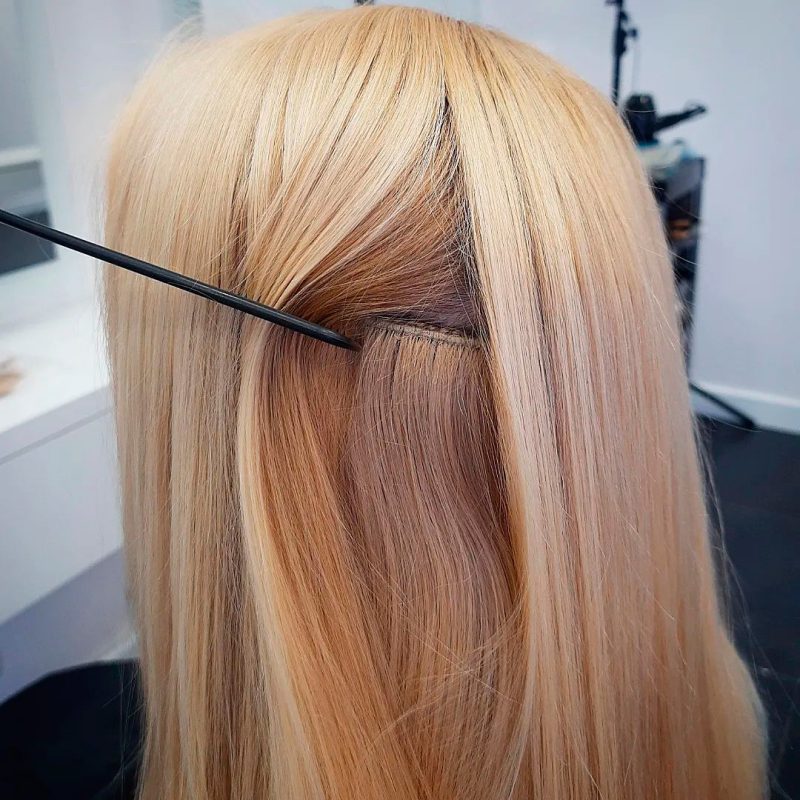 Przedłużanie włosów Tissage